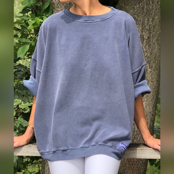 Sloppy Joe Tops - Sloppy Joe 09 Classic Square T-shirt Navy Wash Size 3 NWT